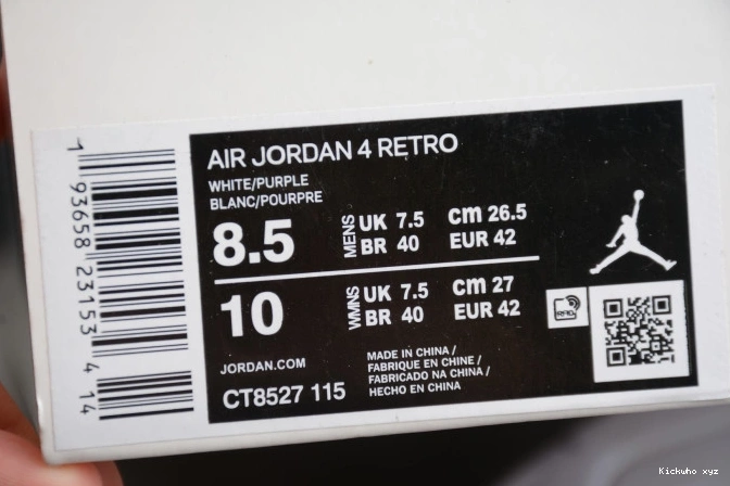 Air Court Purple CT8527-115 4 Jordan 0811